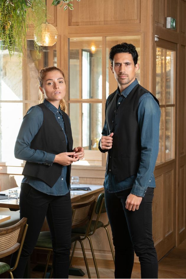 Gilet Bragard de serveuse l ODA