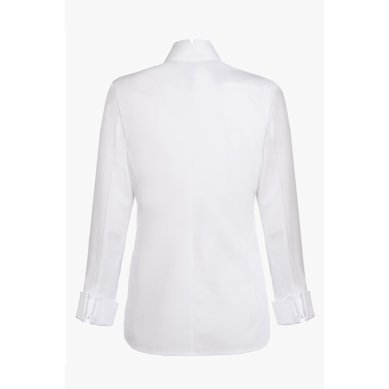 Veste cuisine femme blanche - AMY