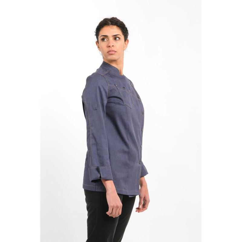 Veste de cuisine femme DENIM - BELLA