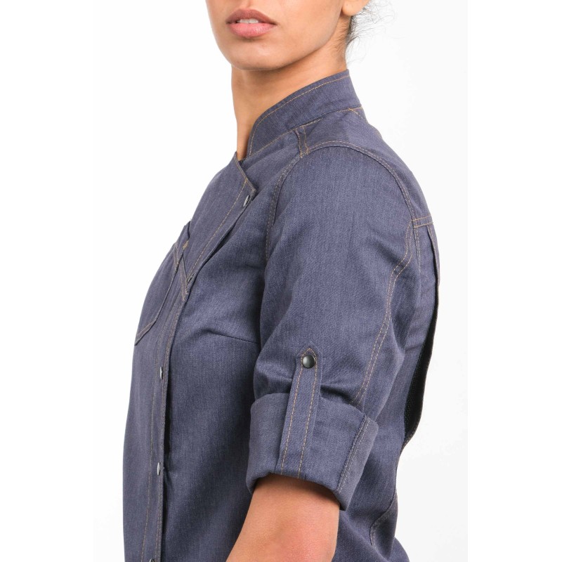 Veste de cuisine femme DENIM - BELLA