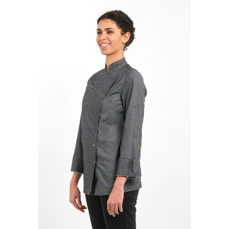 Veste de cuisine femme DENIM - BELLA