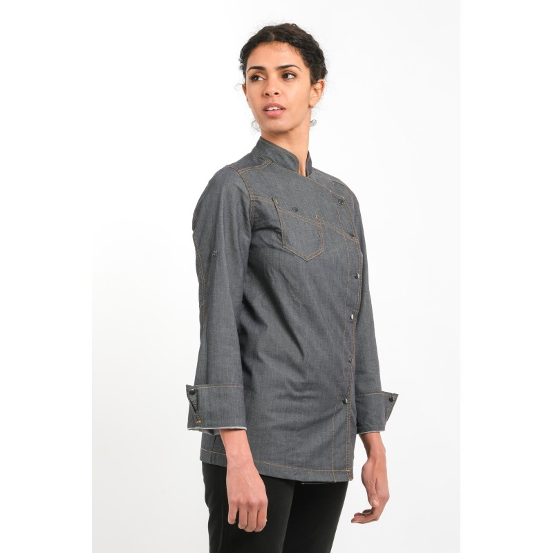 Veste de cuisine femme DENIM - BELLA