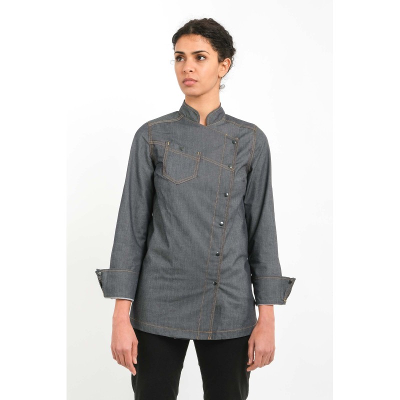 Veste de cuisine femme DENIM - BELLA