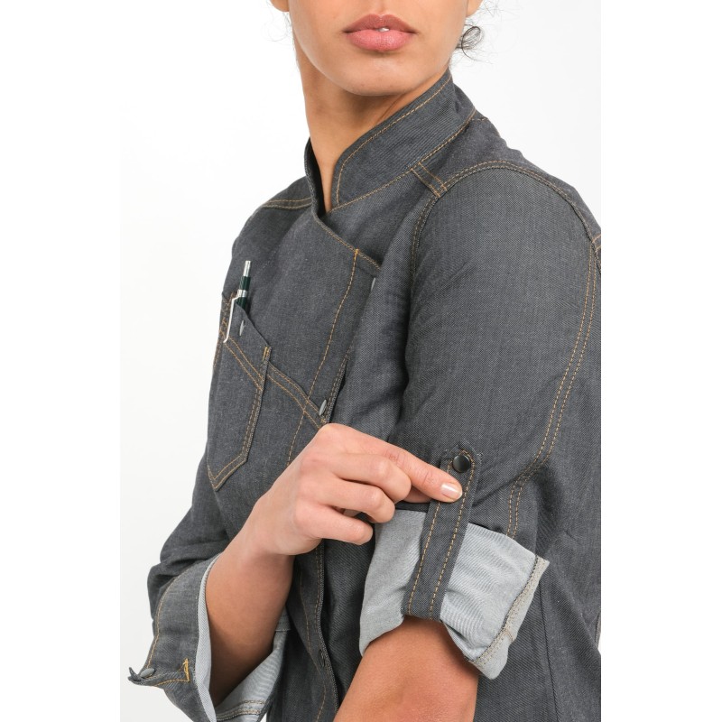 Veste de cuisine femme DENIM - BELLA